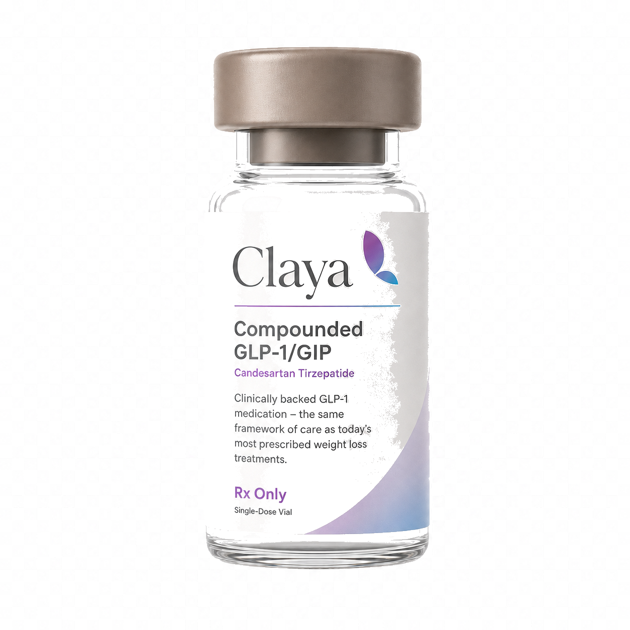 Compounded tirzepatide vial